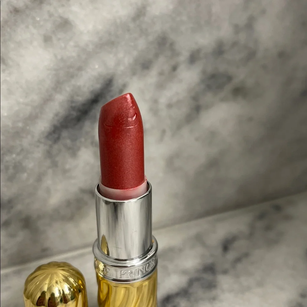 Vintage Borghese Lumina Lipstick in gold tube Twilight Mauve Frost